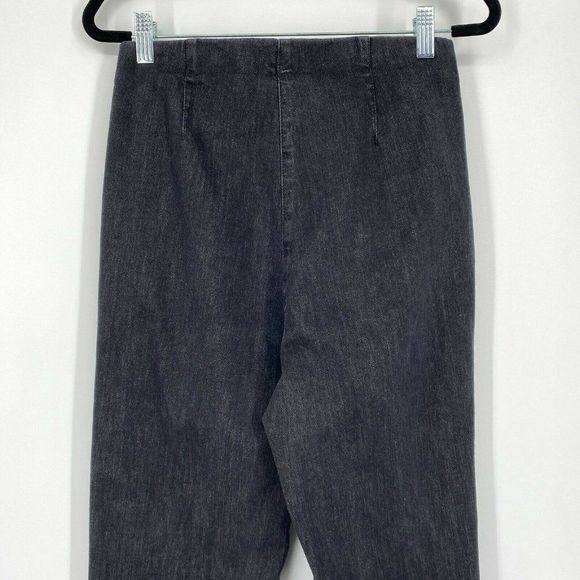 OSKA Skinny Jegging Jeans Womens Size 6 High Rise Pull On Denim Charcoal Gray - Picture 5 of 12